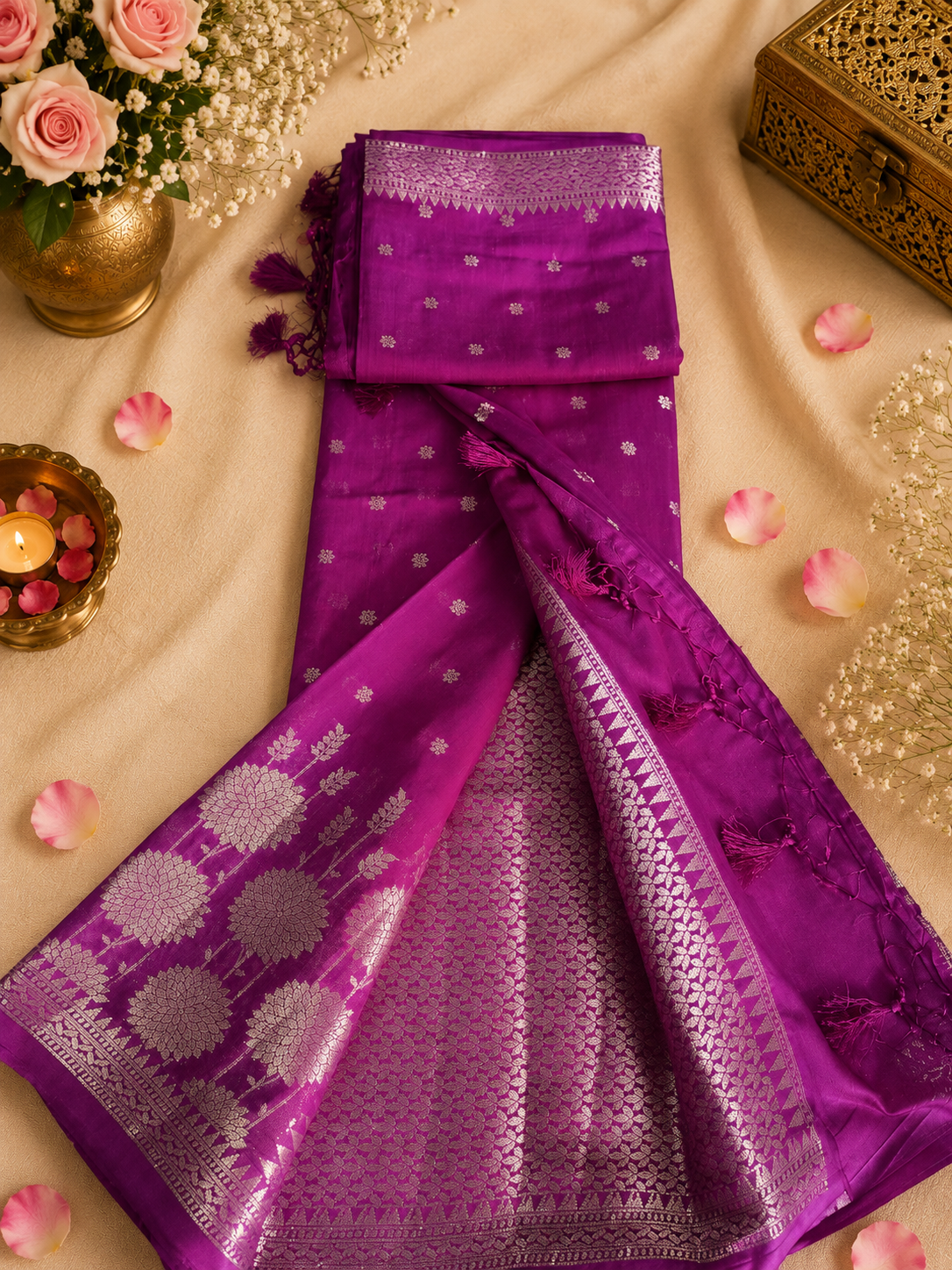 chiffon silk saree