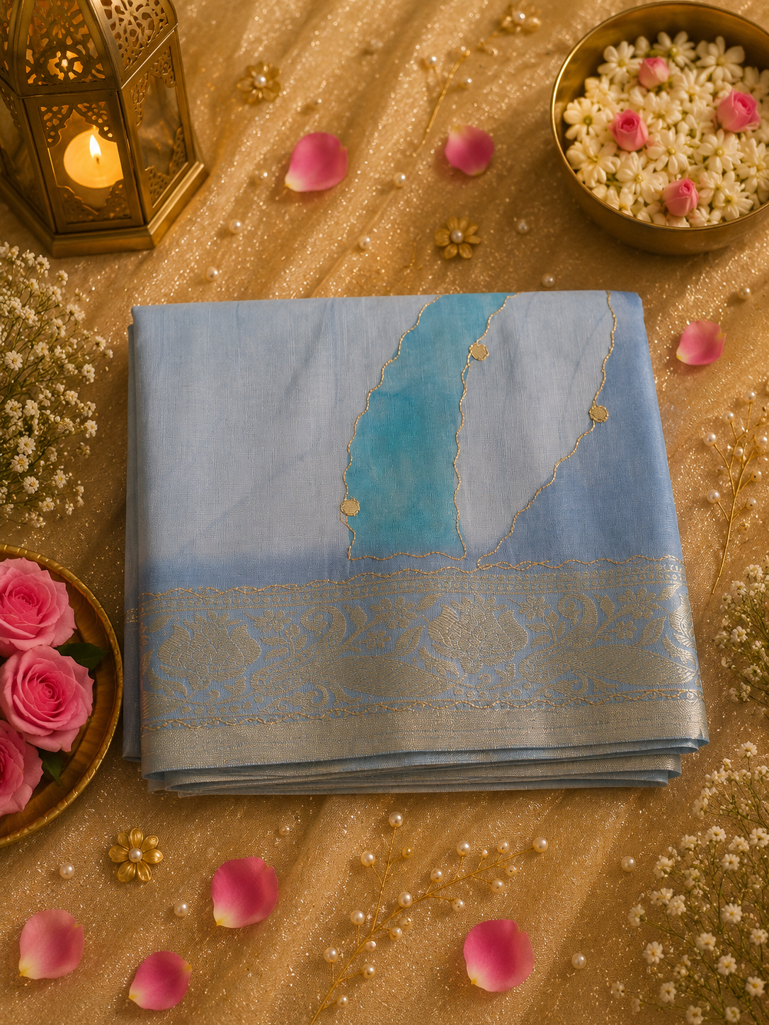 Banarasi rankart zari